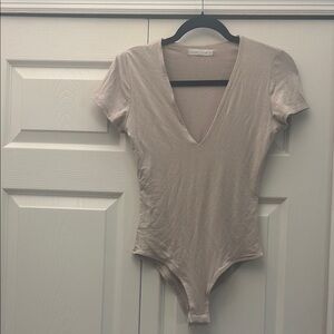 Wasabi and Mint Cap Sleeve Fitted Bodysuit